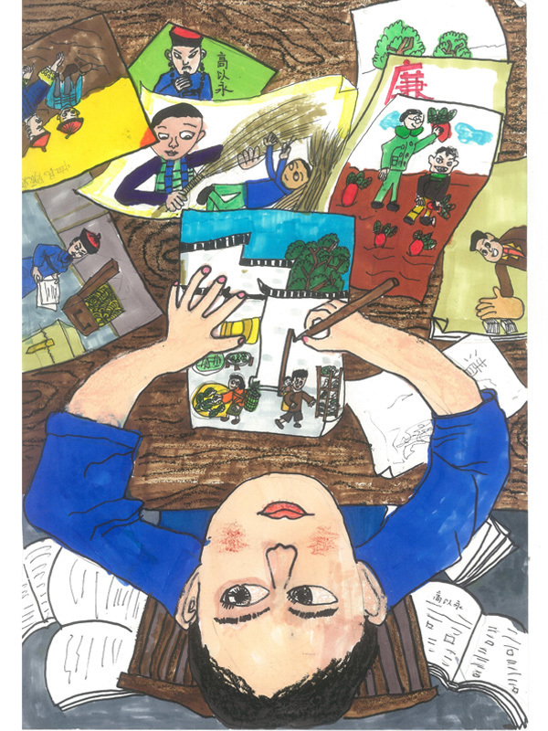 清华附中嘉兴实验蓝鲸直播207班范亦铖 《拿起手中的画笔》.jpg
